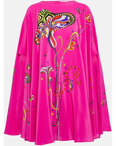 Emilio Pucci Printed Silk Kaftan - Pink