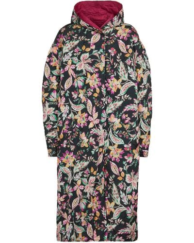 Isabel Marant Dean Reversible Floral Raincoat - Multicolour
