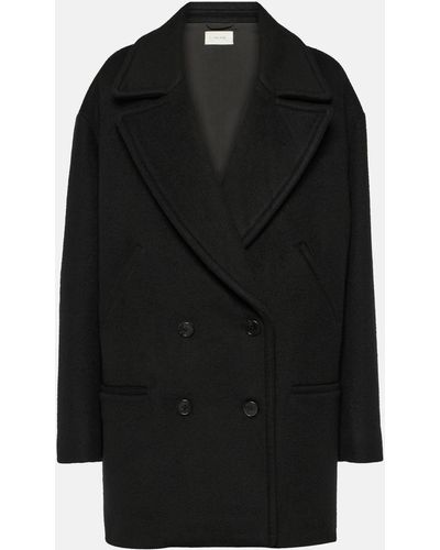 The Row Atis Cashmere Coat - Black