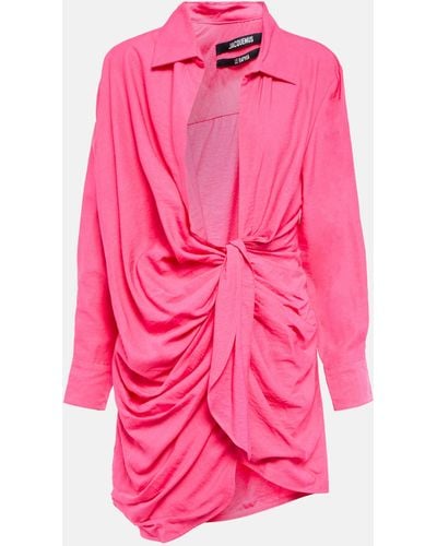 Jacquemus La Robe Bahia Mini Dress - Pink