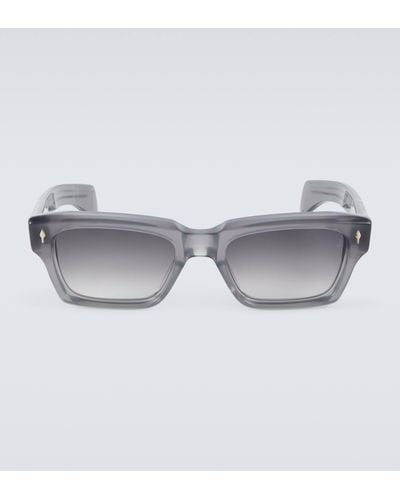 Jacques Marie Mage Ashcroft Rectangular Sunglasses - Grey