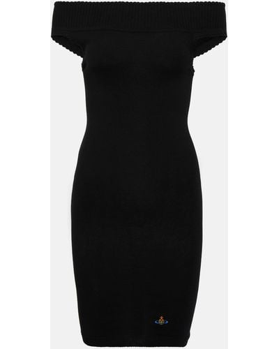Vivienne Westwood Valentina Off-shoulder Minidress - Black