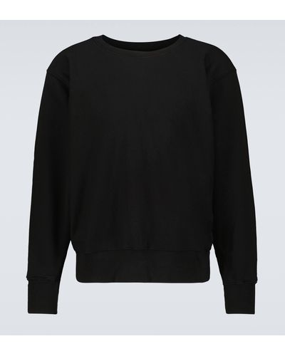 Les Tien Cotton Fleece Sweatshirt - Black