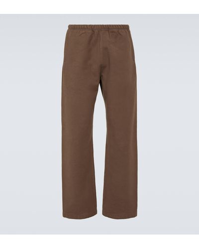 AURALEE Cotton-blend Sweatpants - Brown