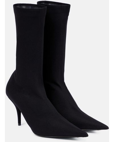 Balenciaga Knife Sock Boots - Black