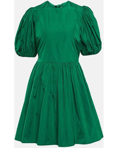 RED Valentino Minikleid aus Taft - Grün