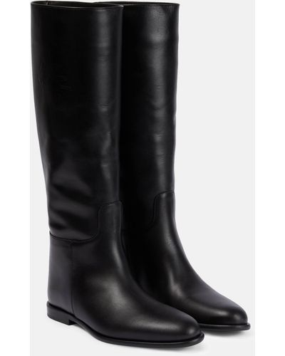 Etro Leather Knee-high Boots - Black