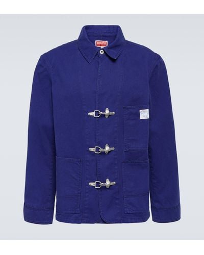KENZO Cotton Jacket - Blue