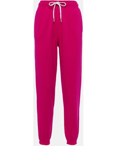 Polo Ralph Lauren Cotton-blend Jersey Sweatpants - Pink