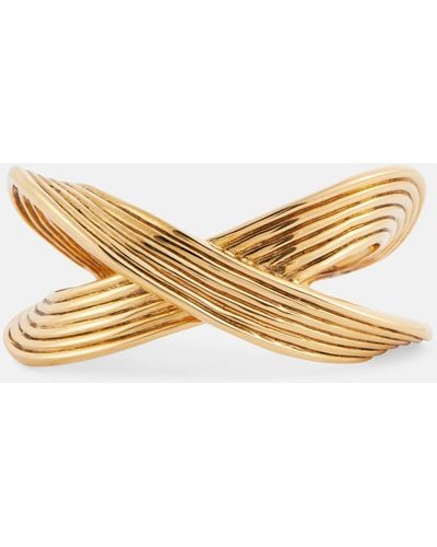 Saint Laurent Link Cuff Bracelet - Metallic