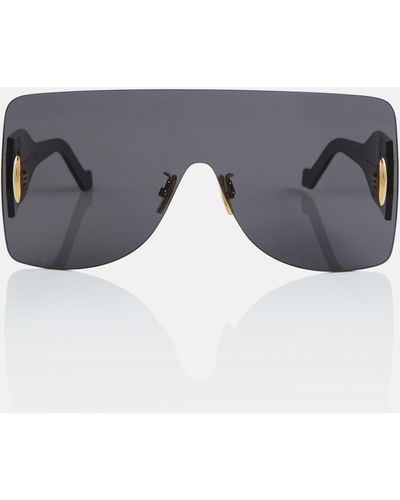 Loewe Eckige Oversize-Sonnenbrille Anagram - Grau