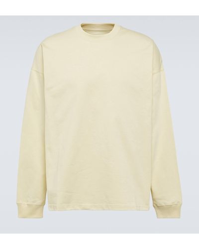 Bottega Veneta Oversized Cotton Jersey T-shirt - Yellow