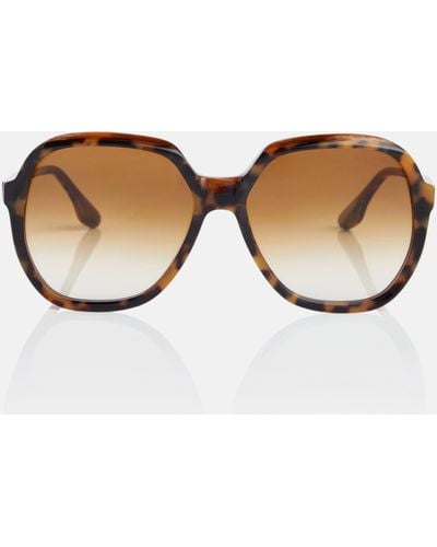 Victoria Beckham Round Sunglasses - Brown