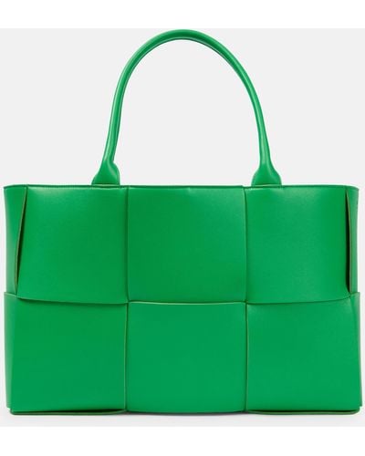Bottega Veneta ‘Arco Medium’ Shopper Bag - Green