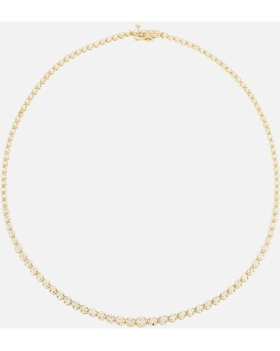 STONE AND STRAND 10kt Gold Necklace With Diamonds - Metallic