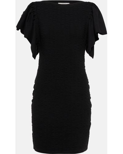 Dorothee Schumacher Cotton-blend Minidress - Black
