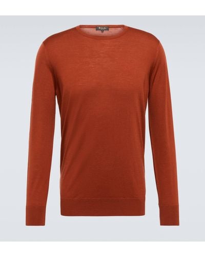 Loro Piana Wish® Virgin Wool Sweater - Red