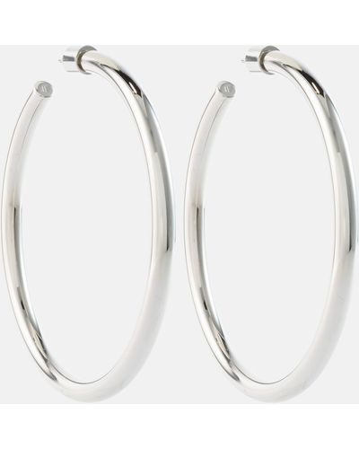 Jennifer Fisher 14kt Gold-plated Hoop Earrings - White
