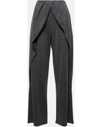 Loewe Wool And Cashmere Pants - Grey