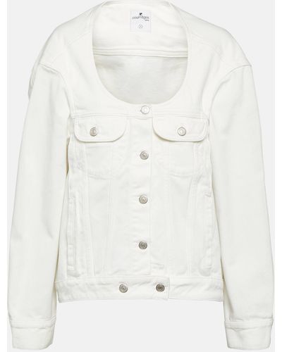 Courreges Denim Jacket - White