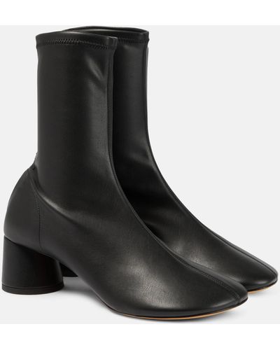 Proenza Schouler Glove Leather Ankle Boots - Black