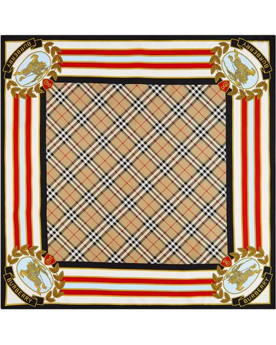 Burberry Montage Silk Scarf - Multicolour