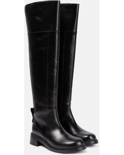 See By Chloé Bonni Leather Knee-high Boots - Black