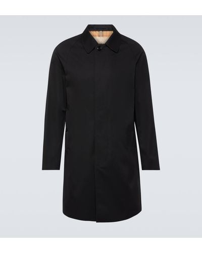 Burberry Camden Cotton Gabardine Car Coat - Black