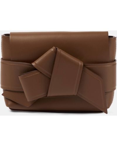 Acne Studios Musubi Mini Leather Crossbody Bag - Brown