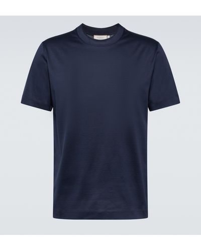 Canali Cotton Jersey T-shirt - Blue