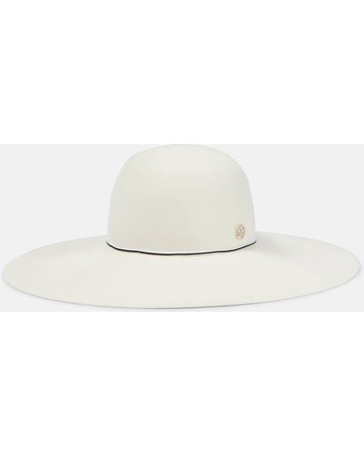 Maison Michel Blanche Wool Felt Hat - White