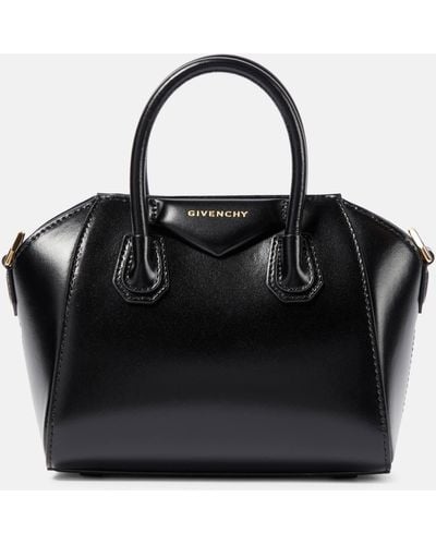 Givenchy Antigona Mini Leather Tote Bag - Black