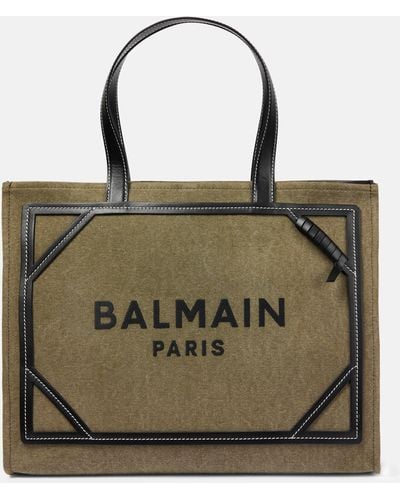 Balmain ‘B-Army’ Shopper Bag - Green