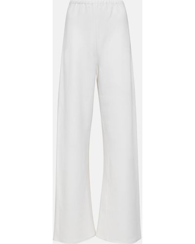 Wardrobe NYC Wool-blend Wide-leg Pants - White