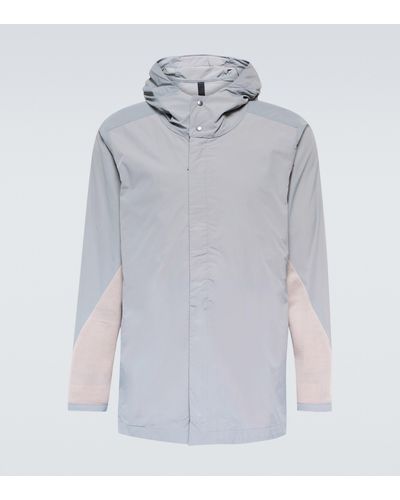 BYBORRE A-type Technical Hooded Jacket - Grey