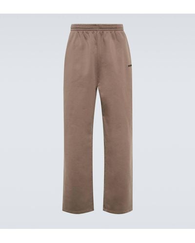 Balenciaga Large Fleece Sweatpants - Brown