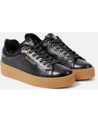 Bogner Lucerne Shearling-lined Sneakers - Black