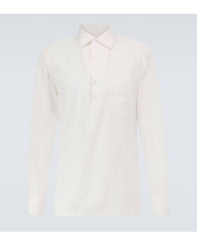 Loro Piana Andre Cotton Shirt - White