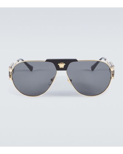 Versace Special Project Aviator Sunglasses - Grey