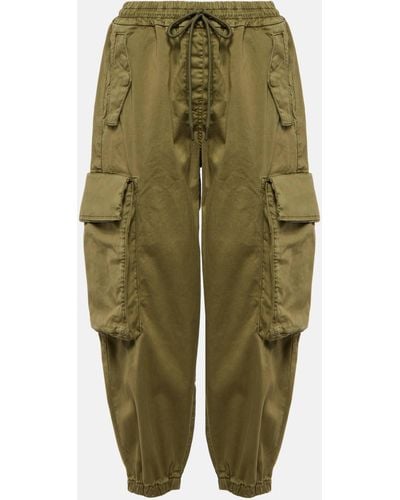 AG Jeans Cotton Cargo Pants - Green