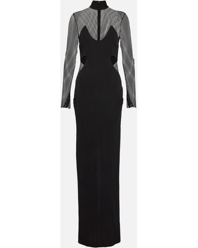Tom Ford Long-sleeved Cutout Gown - Black