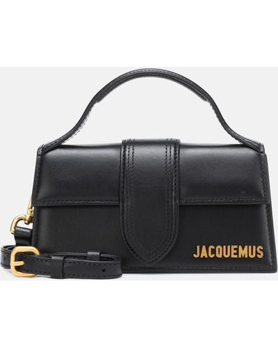 Jacquemus Le Bambino Leather Satchel Bag - Black
