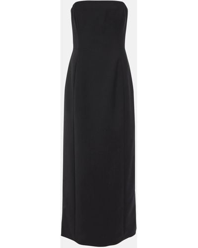 Gabriela Hearst Wool Maxi Dress - Black