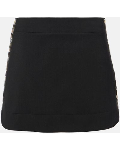 Emilio Pucci Silk Miniskirt - Black