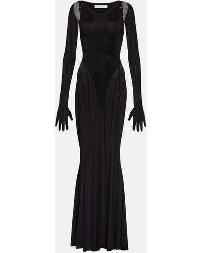 Dion Lee Gloved Maxi Dress - Black
