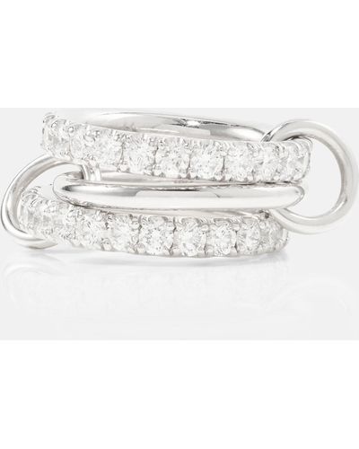 Spinelli Kilcollin Juno 18kt White Gold Ring With Diamonds - Metallic