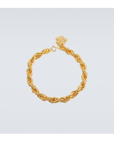 KENZO Boke Flower Chain Necklace - Metallic