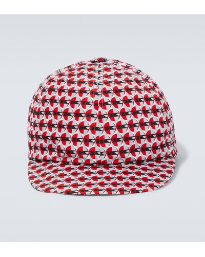 Kiton Printed Baseball Cap - Red