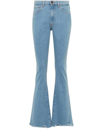 3x1 Farrah Mid-rise Flare Jeans - Blue