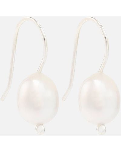 Sophie Buhai South Sea Mermaid Sterling Silver Earrings With Pearls - White